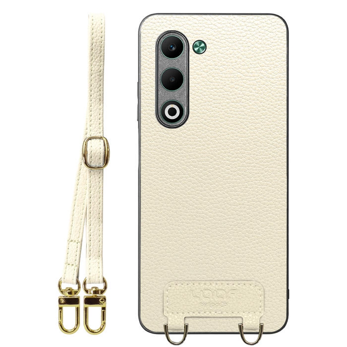 [ LOOF LUXURY-SHELL SHOULDER ] OPPO A5 5G オッポ CPH2735 ショルダーストラップ付き シンプルでスマート 本革 シェル型ケース ショルダー ストラップ スマホショルダー [ OPPO A5 5G ]