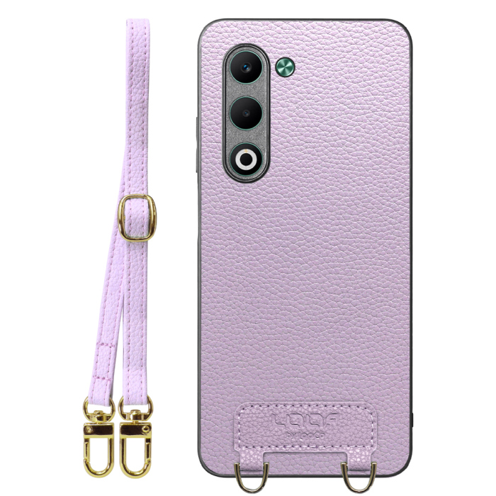 [ LOOF LUXURY-SHELL SHOULDER ] OPPO A5 5G オッポ CPH2735 ショルダーストラップ付き シンプルでスマート 本革 シェル型ケース ショルダー ストラップ スマホショルダー [ OPPO A5 5G ]