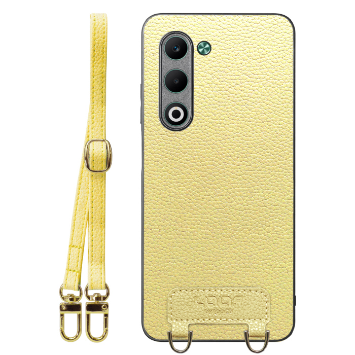 [ LOOF LUXURY-SHELL SHOULDER ] OPPO A5 5G オッポ CPH2735 ショルダーストラップ付き シンプルでスマート 本革 シェル型ケース ショルダー ストラップ スマホショルダー [ OPPO A5 5G ]