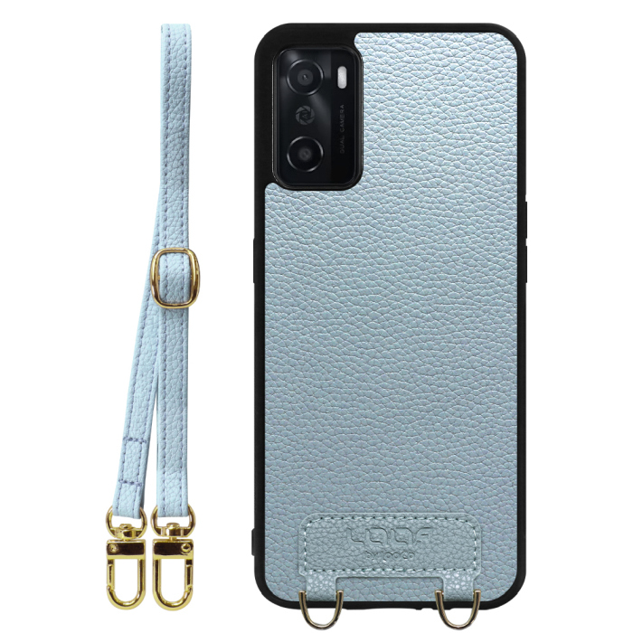 [ LOOF LUXURY-SHELL SHOULDER ] OPPO A55s 5G CPH2309 / A102OP a55s5g ショルダーストラップ付き シンプルでスマート 本革 シェル型ケース ショルダー ストラップ スマホショルダー [ OPPO A55s 5G ]