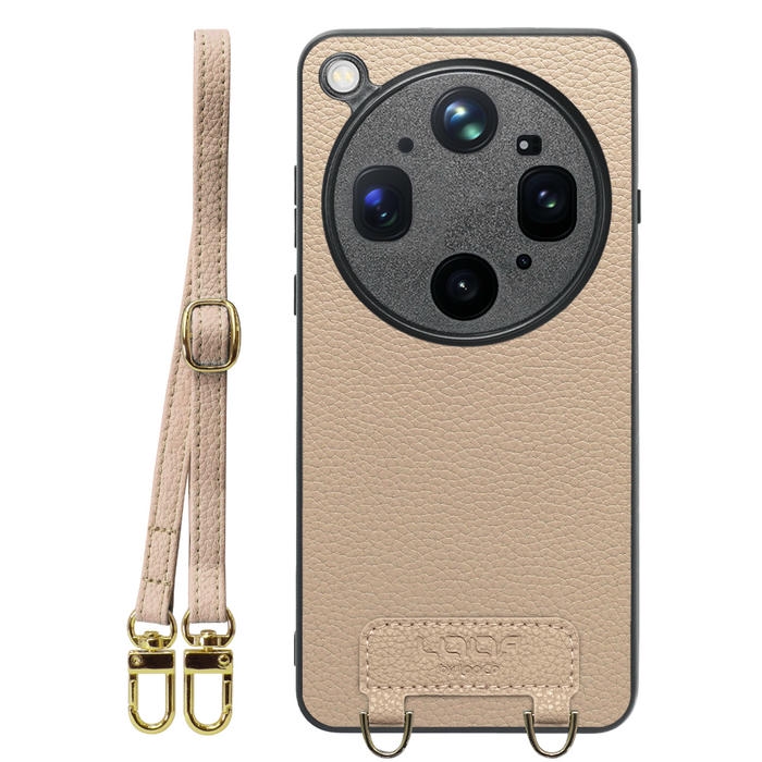 [ LOOF LUXURY-SHELL SHOULDER ] OPPO Find X9 Ultra CPH2841  ショルダーストラップ付き シンプルでスマート 本革 シェル型ケース ショルダー ストラップ スマホショルダー [ OPPO Find X9 Ultra ]