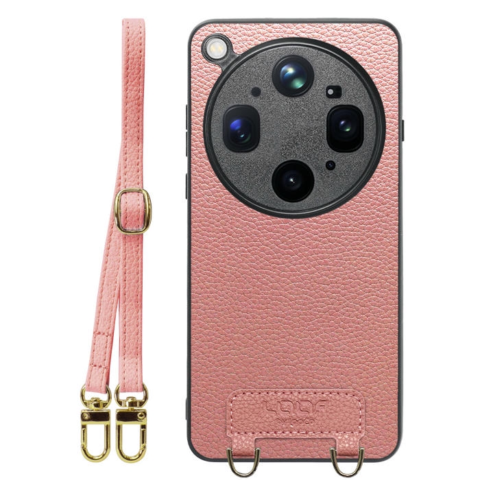 [ LOOF LUXURY-SHELL SHOULDER ] OPPO Find X9 Ultra CPH2841  ショルダーストラップ付き シンプルでスマート 本革 シェル型ケース ショルダー ストラップ スマホショルダー [ OPPO Find X9 Ultra ]