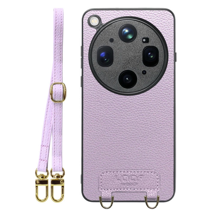 [ LOOF LUXURY-SHELL SHOULDER ] OPPO Find X9 Ultra CPH2841  ショルダーストラップ付き シンプルでスマート 本革 シェル型ケース ショルダー ストラップ スマホショルダー [ OPPO Find X9 Ultra ]