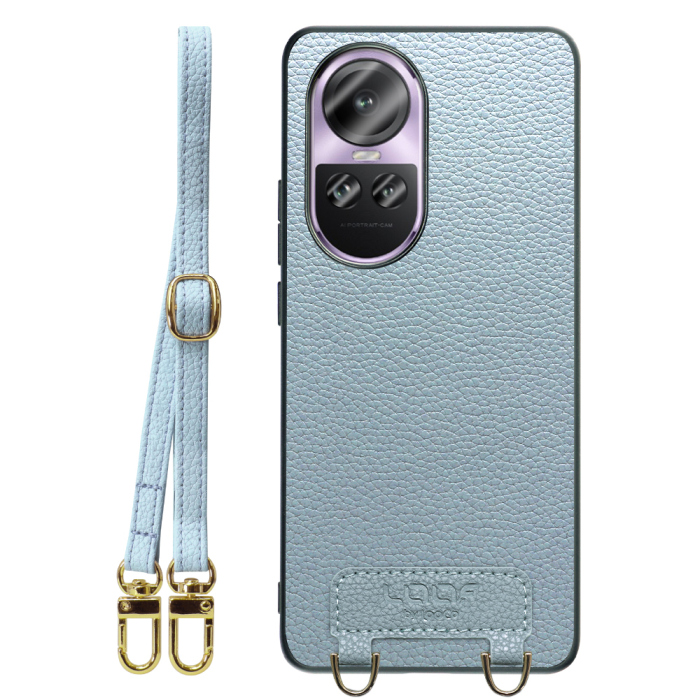 [ LOOF LUXURY-SHELL SHOULDER ] OPPO Reno10 Pro 5G Reno10 Pro 10Pro ショルダーストラップ付き シンプルでスマート 本革 シェル型ケース ショルダー ストラップ スマホショルダー [ OPPO Reno10 Pro 5G ]