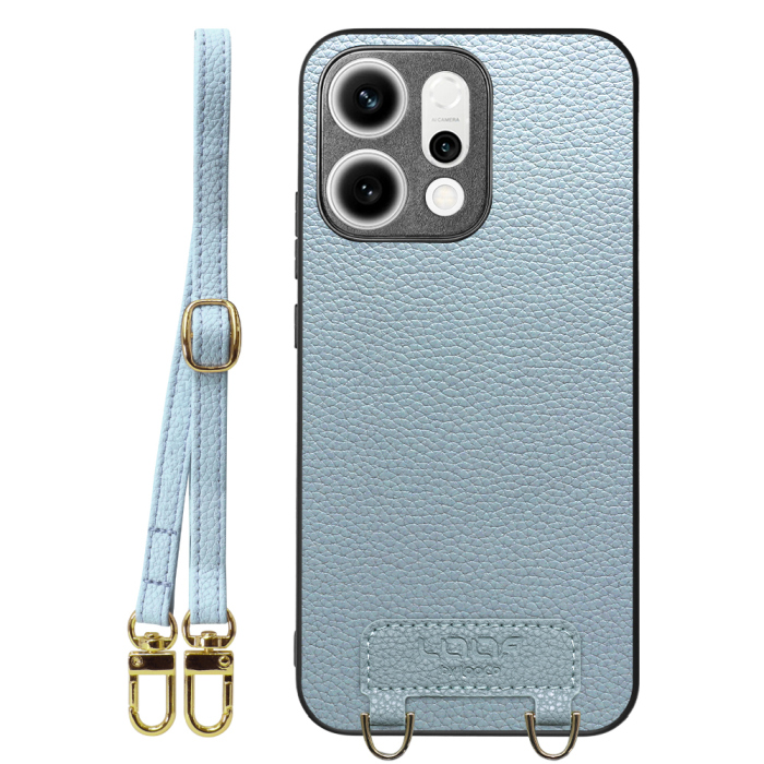 [ LOOF LUXURY-SHELL SHOULDER ] OPPO Reno14 5G  ショルダーストラップ付き シンプルでスマート 本革 シェル型ケース ショルダー ストラップ スマホショルダー [ OPPO Reno14 5G ]