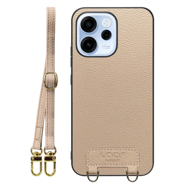 [ LOOF LUXURY-SHELL SHOULDER ] OPPO Reno15 A CPH2801 A601OP ショルダーストラップ付き シンプルでスマート 本革 シェル型ケース ショルダー ストラップ スマホショルダー [ OPPO Reno15 A ]