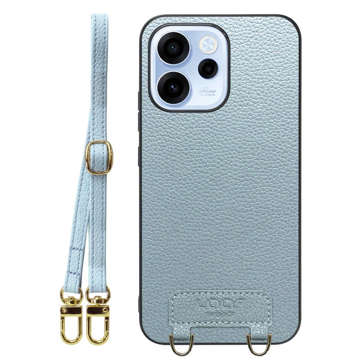 [ LOOF LUXURY-SHELL SHOULDER ] OPPO Reno15 A CPH2801 A601OP ショルダーストラップ付き シンプルでスマート 本革 シェル型ケース ショルダー ストラップ スマホショルダー [ OPPO Reno15 A ]