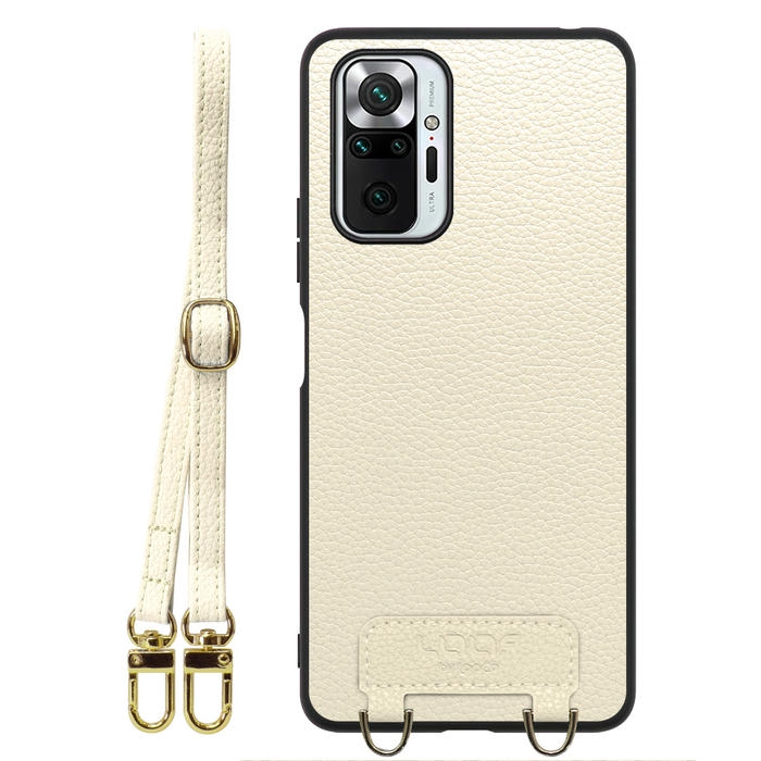 [ LOOF LUXURY-SHELL SHOULDER ] Xiaomi Redmi Note 10 Pro redminote10pro note10pro redminote 10pro ショルダーストラップ付き シンプルでスマート 本革 シェル型ケース ショルダー ストラップ スマホショルダー [ Redmi Note 10 Pro ]