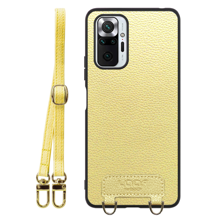 [ LOOF LUXURY-SHELL SHOULDER ] Xiaomi Redmi Note 10 Pro redminote10pro note10pro redminote 10pro ショルダーストラップ付き シンプルでスマート 本革 シェル型ケース ショルダー ストラップ スマホショルダー [ Redmi Note 10 Pro ]