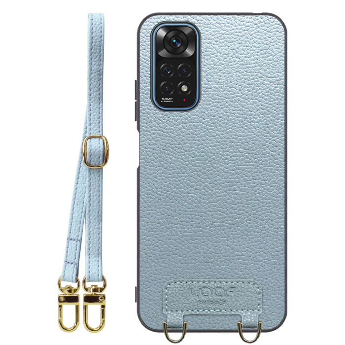 [ LOOF LUXURY-SHELL SHOULDER ] Xiaomi Redmi Note 11 redminote11 note11 ショルダーストラップ付き シンプルでスマート 本革 シェル型ケース ショルダー ストラップ スマホショルダー [ Redmi Note 11 ]