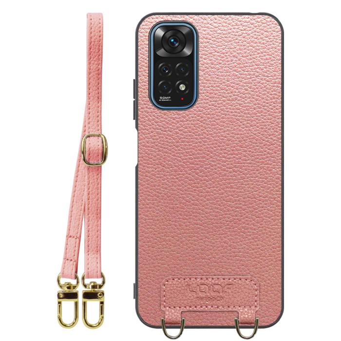 [ LOOF LUXURY-SHELL SHOULDER ] Xiaomi Redmi Note 11 redminote11 note11 ショルダーストラップ付き シンプルでスマート 本革 シェル型ケース ショルダー ストラップ スマホショルダー [ Redmi Note 11 ]