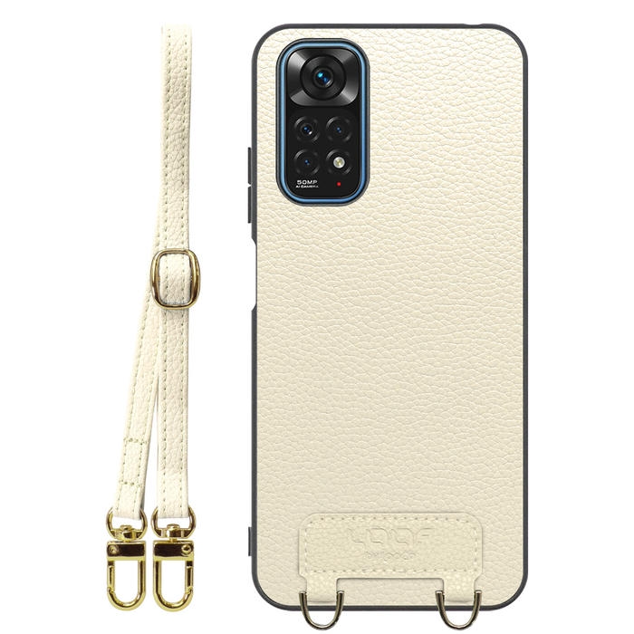 [ LOOF LUXURY-SHELL SHOULDER ] Xiaomi Redmi Note 11 redminote11 note11 ショルダーストラップ付き シンプルでスマート 本革 シェル型ケース ショルダー ストラップ スマホショルダー [ Redmi Note 11 ]