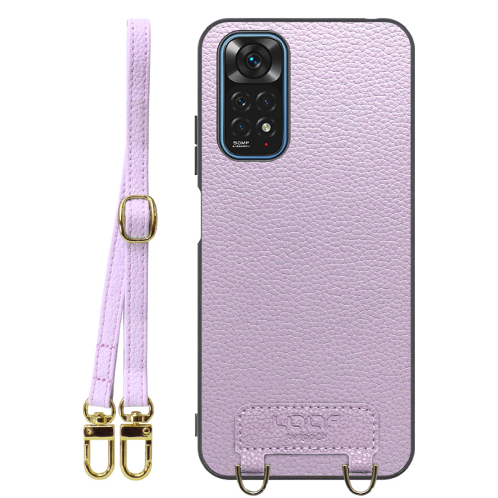 [ LOOF LUXURY-SHELL SHOULDER ] Xiaomi Redmi Note 11 redminote11 note11 ショルダーストラップ付き シンプルでスマート 本革 シェル型ケース ショルダー ストラップ スマホショルダー [ Redmi Note 11 ]
