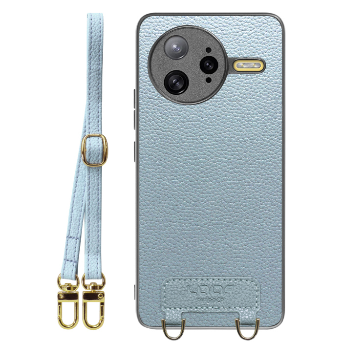 [ LOOF LUXURY-SHELL SHOULDER ] POCO F7 Ultra Xiaomi シャオミ ショルダーストラップ付き シンプルでスマート 本革 シェル型ケース ショルダー ストラップ スマホショルダー [ POCO F7 Ultra ]