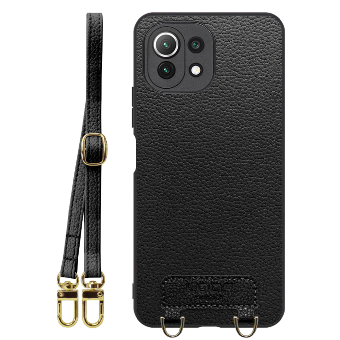 [ LOOF LUXURY-SHELL SHOULDER ] Xiaomi Mi 11 Lite 5G mi11lite5g 11lite ショルダーストラップ付き シンプルでスマート 本革 シェル型ケース ショルダー ストラップ スマホショルダー [ Mi 11 Lite 5G ]