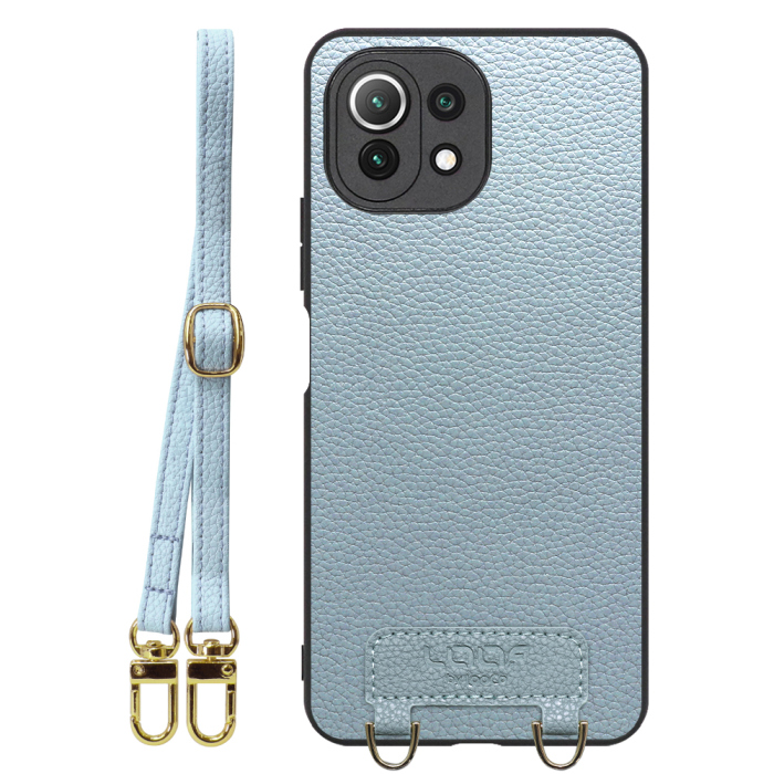 [ LOOF LUXURY-SHELL SHOULDER ] Xiaomi Mi 11 Lite 5G mi11lite5g 11lite ショルダーストラップ付き シンプルでスマート 本革 シェル型ケース ショルダー ストラップ スマホショルダー [ Mi 11 Lite 5G ]