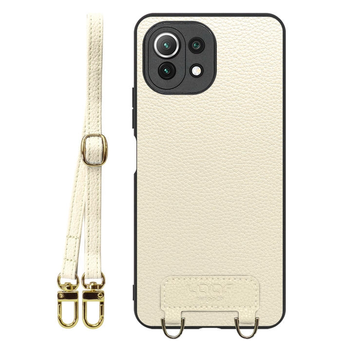 [ LOOF LUXURY-SHELL SHOULDER ] Xiaomi Mi 11 Lite 5G mi11lite5g 11lite ショルダーストラップ付き シンプルでスマート 本革 シェル型ケース ショルダー ストラップ スマホショルダー [ Mi 11 Lite 5G ]
