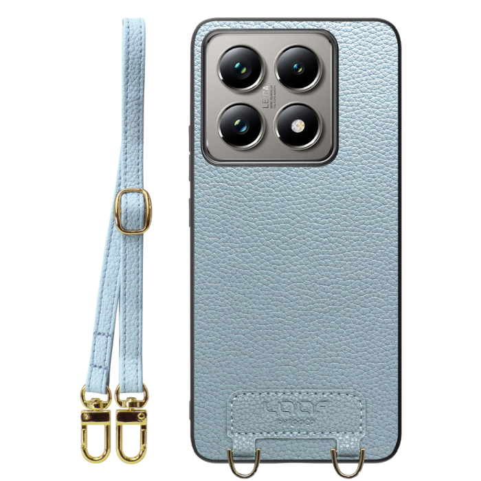 [ LOOF LUXURY-SHELL SHOULDER ] Xiaomi 14T Pro  14TPro ショルダーストラップ付き シンプルでスマート 本革 シェル型ケース ショルダー ストラップ スマホショルダー [ Xiaomi 14T Pro  ]