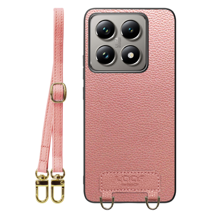 [ LOOF LUXURY-SHELL SHOULDER ] Xiaomi 14T Pro  14TPro ショルダーストラップ付き シンプルでスマート 本革 シェル型ケース ショルダー ストラップ スマホショルダー [ Xiaomi 14T Pro  ]