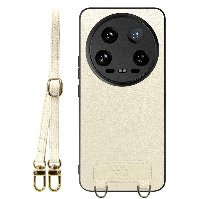 [ LOOF LUXURY-SHELL SHOULDER ] Xiaomi 14 Ultra  ショルダーストラップ付き シンプルでスマート 本革 シェル型ケース ショルダー ストラップ スマホショルダー [ Xiaomi 14 Ultra ]