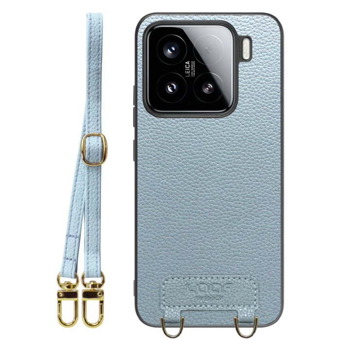 [ LOOF LUXURY-SHELL SHOULDER ] Xiaomi 15 シャオミ ショルダーストラップ付き シンプルでスマート 本革 シェル型ケース ショルダー ストラップ スマホショルダー [ Xiaomi 15 ]