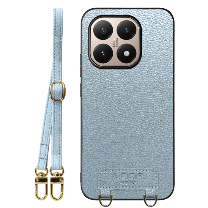 [ LOOF LUXURY-SHELL SHOULDER ] Xiaomi 15T シャオミ 15T ショルダーストラップ付き シンプルでスマート 本革 シェル型ケース ショルダー ストラップ スマホショルダー [ Xiaomi 15T ]