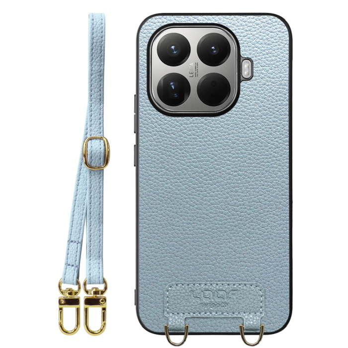 [ LOOF LUXURY-SHELL SHOULDER ] Xiaomi 15T Pro シャオミ 15T Pro ショルダーストラップ付き シンプルでスマート 本革 シェル型ケース ショルダー ストラップ スマホショルダー [ Xiaomi 15T Pro ]
