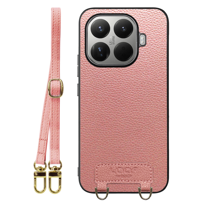 [ LOOF LUXURY-SHELL SHOULDER ] Xiaomi 15T Pro シャオミ 15T Pro ショルダーストラップ付き シンプルでスマート 本革 シェル型ケース ショルダー ストラップ スマホショルダー [ Xiaomi 15T Pro ]