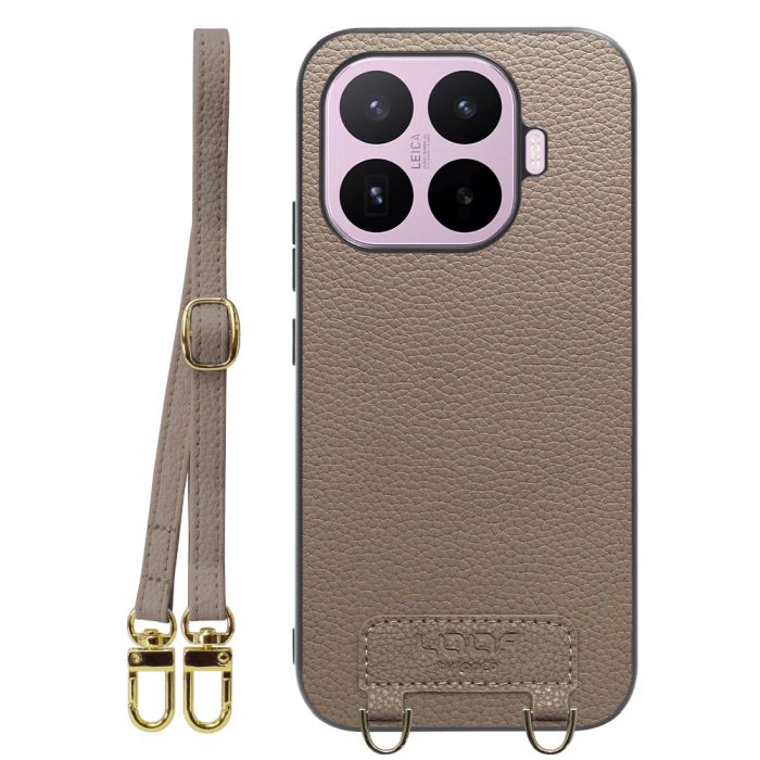 [ LOOF LUXURY-SHELL SHOULDER ] Xiaomi 17T シャオミ ショルダーストラップ付き シンプルでスマート 本革 シェル型ケース ショルダー ストラップ スマホショルダー [ Xiaomi 17T ]