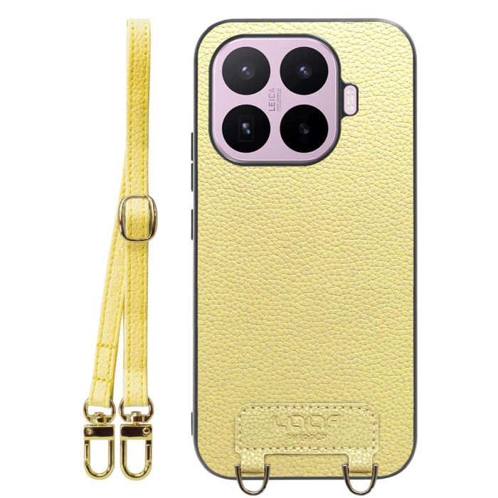 [ LOOF LUXURY-SHELL SHOULDER ] Xiaomi 17T シャオミ ショルダーストラップ付き シンプルでスマート 本革 シェル型ケース ショルダー ストラップ スマホショルダー [ Xiaomi 17T ]