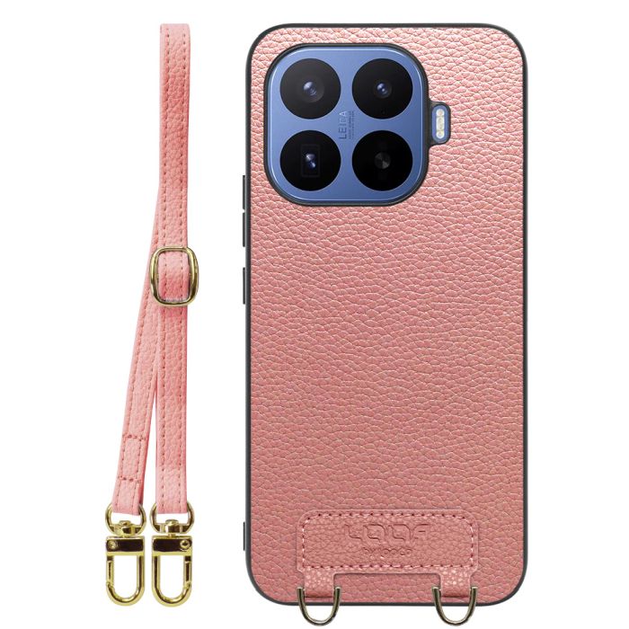 [ LOOF LUXURY-SHELL SHOULDER ] Xiaomi 17T Pro シャオミ ショルダーストラップ付き シンプルでスマート 本革 シェル型ケース ショルダー ストラップ スマホショルダー [ Xiaomi 17T Pro ]