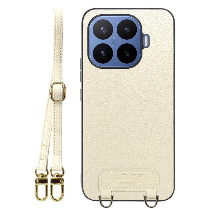 [ LOOF LUXURY-SHELL SHOULDER ] Xiaomi 17T Pro シャオミ ショルダーストラップ付き シンプルでスマート 本革 シェル型ケース ショルダー ストラップ スマホショルダー [ Xiaomi 17T Pro ]