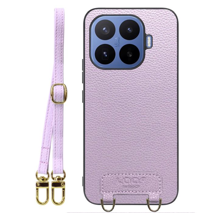 [ LOOF LUXURY-SHELL SHOULDER ] Xiaomi 17T Pro シャオミ ショルダーストラップ付き シンプルでスマート 本革 シェル型ケース ショルダー ストラップ スマホショルダー [ Xiaomi 17T Pro ]