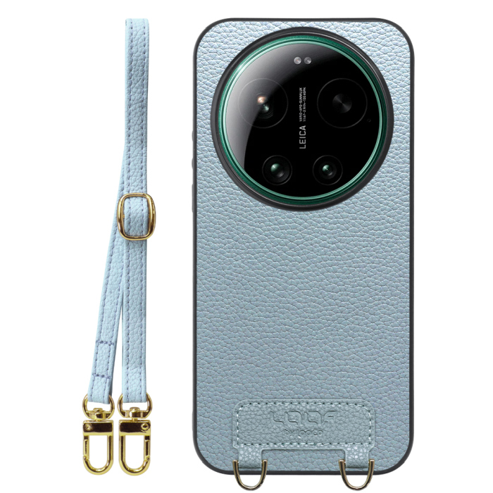 [ LOOF LUXURY-SHELL SHOULDER ] Xiaomi 17 Ultra  ショルダーストラップ付き シンプルでスマート 本革 シェル型ケース ショルダー ストラップ スマホショルダー [ Xiaomi 17 Ultra ]