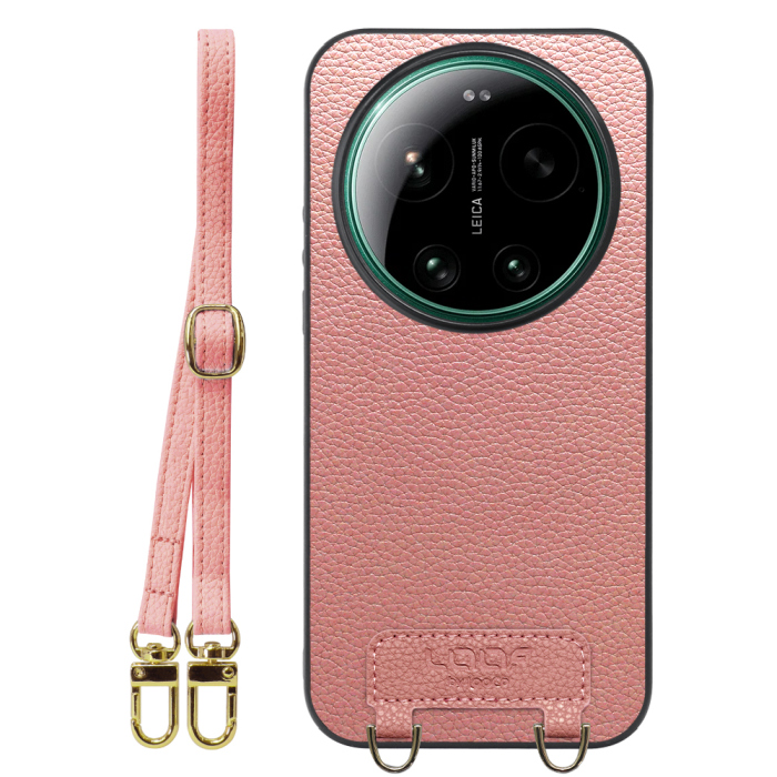[ LOOF LUXURY-SHELL SHOULDER ] Xiaomi 17 Ultra  ショルダーストラップ付き シンプルでスマート 本革 シェル型ケース ショルダー ストラップ スマホショルダー [ Xiaomi 17 Ultra ]