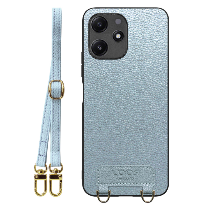 [ LOOF LUXURY-SHELL SHOULDER ] Xiaomi Redmi 12 5G XIG03 Redmi12 5G ショルダーストラップ付き シンプルでスマート 本革 シェル型ケース ショルダー ストラップ スマホショルダー [ Xiaomi Redmi 12 5G ]