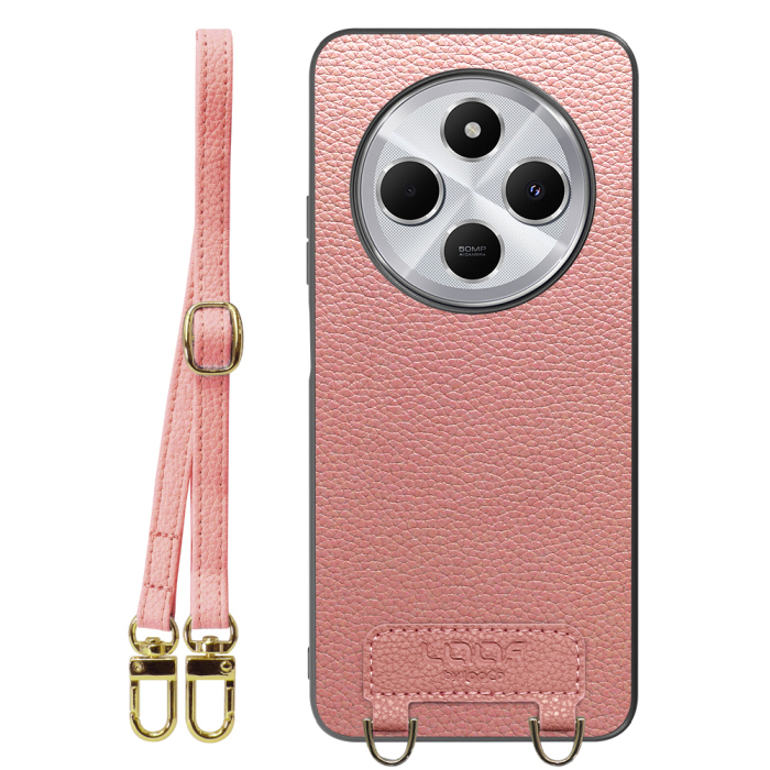 [ LOOF LUXURY-SHELL SHOULDER ] Xiaomi Redmi 14C 14C Redmi14C ショルダーストラップ付き シンプルでスマート 本革 シェル型ケース ショルダー ストラップ スマホショルダー [ Xiaomi Redmi 14C ]
