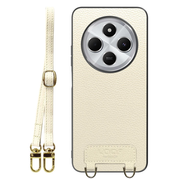 [ LOOF LUXURY-SHELL SHOULDER ] Xiaomi Redmi 14C 14C Redmi14C ショルダーストラップ付き シンプルでスマート 本革 シェル型ケース ショルダー ストラップ スマホショルダー [ Xiaomi Redmi 14C ]