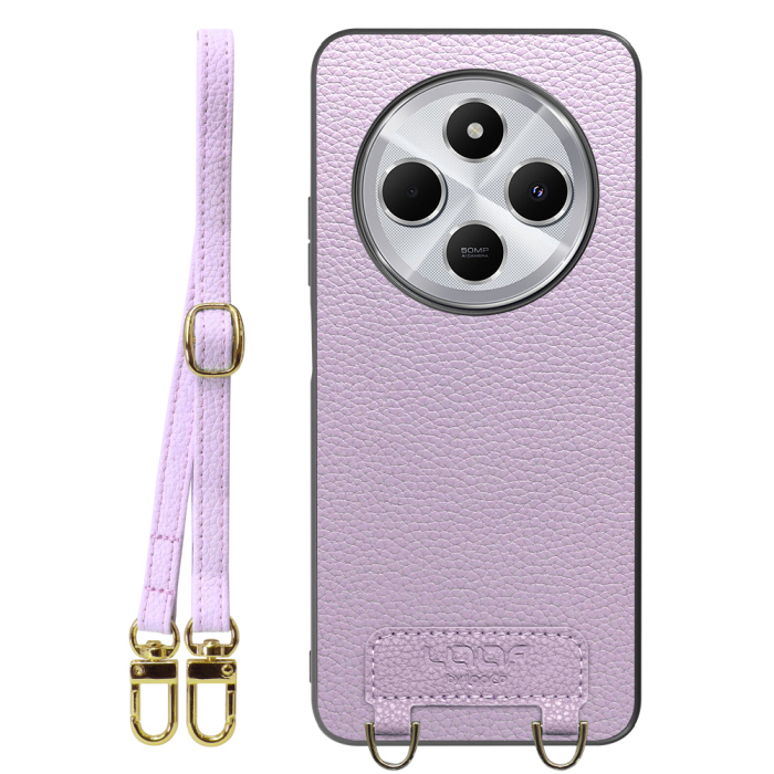 [ LOOF LUXURY-SHELL SHOULDER ] Xiaomi Redmi 14C 14C Redmi14C ショルダーストラップ付き シンプルでスマート 本革 シェル型ケース ショルダー ストラップ スマホショルダー [ Xiaomi Redmi 14C ]