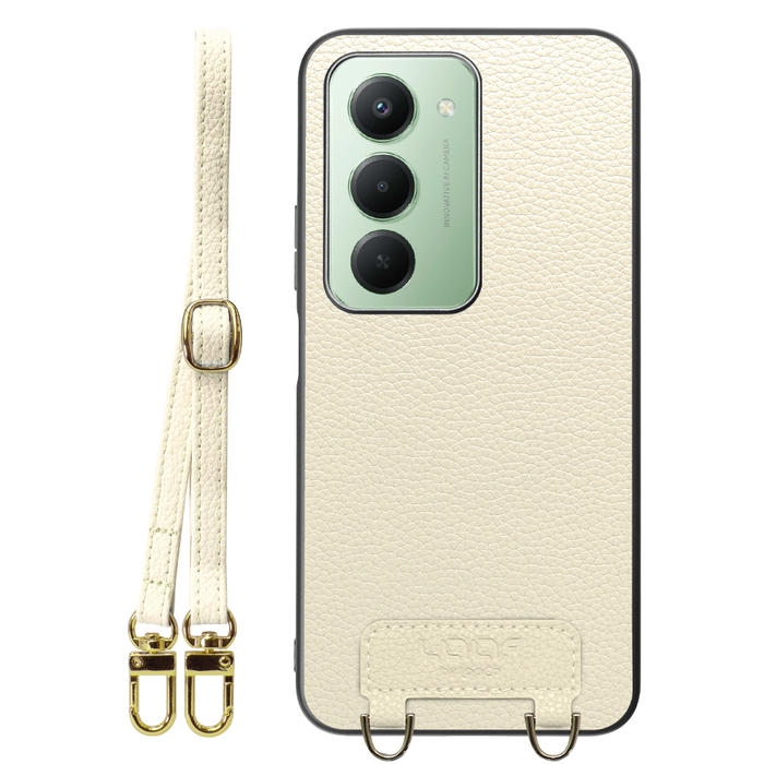 [ LOOF LUXURY-SHELL SHOULDER ] Xiaomi REDMI 15 5G  ショルダーストラップ付き シンプルでスマート 本革 シェル型ケース ショルダー ストラップ スマホショルダー [ Xiaomi REDMI 15 5G ]