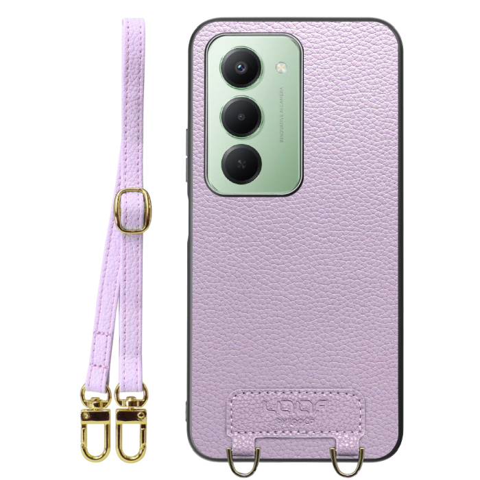 [ LOOF LUXURY-SHELL SHOULDER ] Xiaomi REDMI 15 5G  ショルダーストラップ付き シンプルでスマート 本革 シェル型ケース ショルダー ストラップ スマホショルダー [ Xiaomi REDMI 15 5G ]