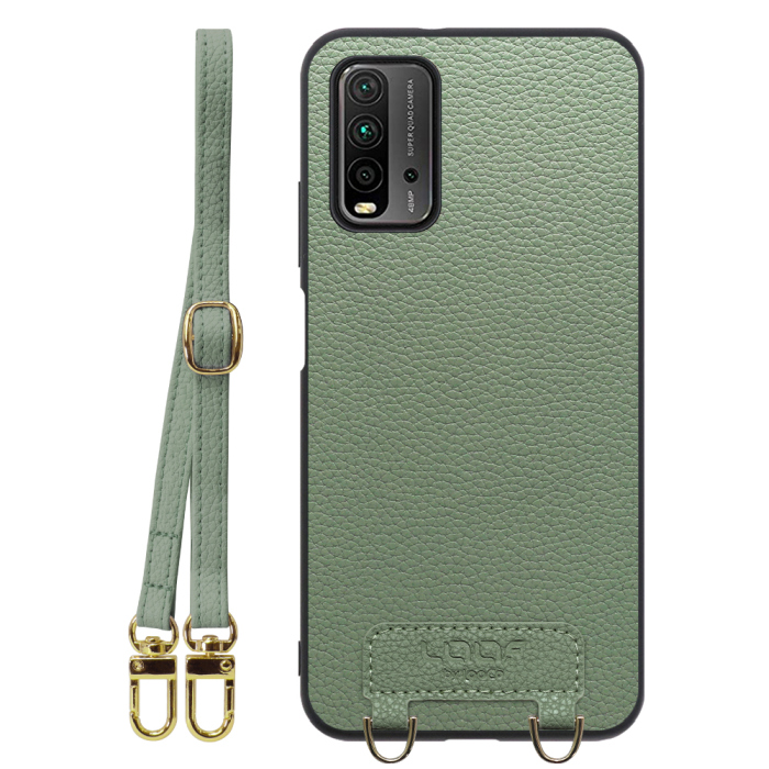[ LOOF LUXURY-SHELL SHOULDER ] Xiaomi Redmi 9T redmi9t ショルダーストラップ付き シンプルでスマート 本革 シェル型ケース ショルダー ストラップ スマホショルダー [ Redmi 9T ]