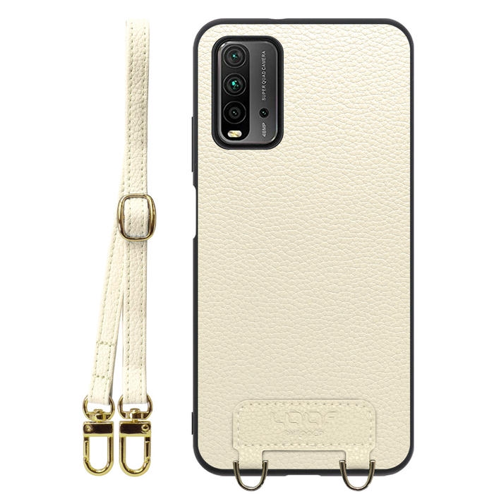 [ LOOF LUXURY-SHELL SHOULDER ] Xiaomi Redmi 9T redmi9t ショルダーストラップ付き シンプルでスマート 本革 シェル型ケース ショルダー ストラップ スマホショルダー [ Redmi 9T ]