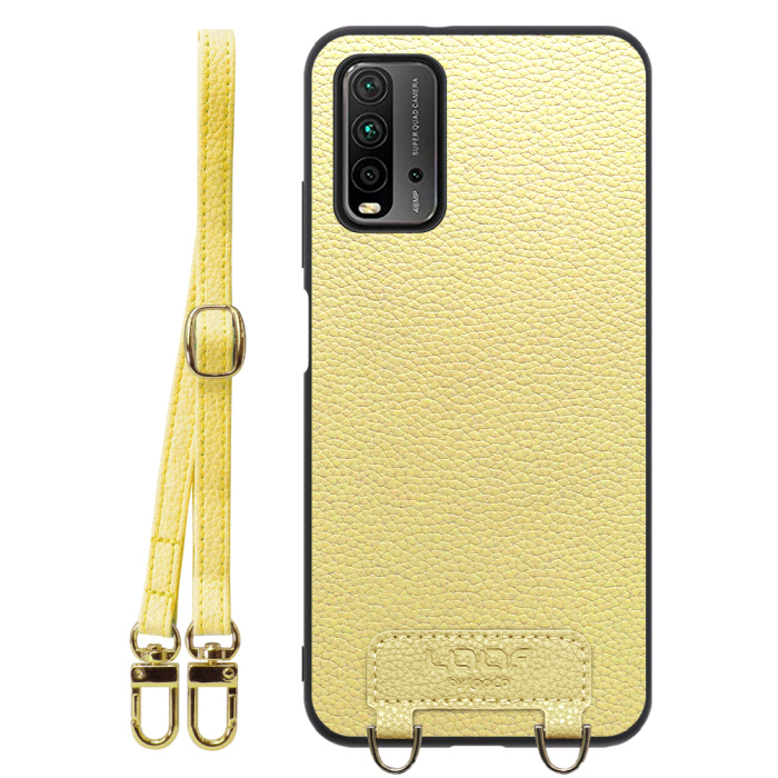 [ LOOF LUXURY-SHELL SHOULDER ] Xiaomi Redmi 9T redmi9t ショルダーストラップ付き シンプルでスマート 本革 シェル型ケース ショルダー ストラップ スマホショルダー [ Redmi 9T ]