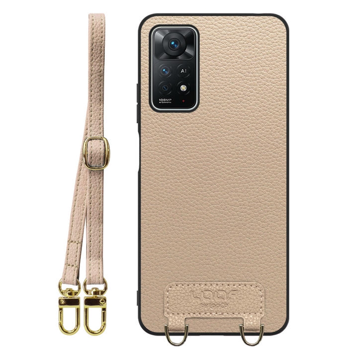 [ LOOF LUXURY-SHELL SHOULDER ] Xiaomi Redmi Note 11 Pro 5G redminote11pro5g note11pro 11pro ショルダーストラップ付き シンプルでスマート 本革 シェル型ケース ショルダー ストラップ スマホショルダー [ Redmi Note 11 Pro 5G ]