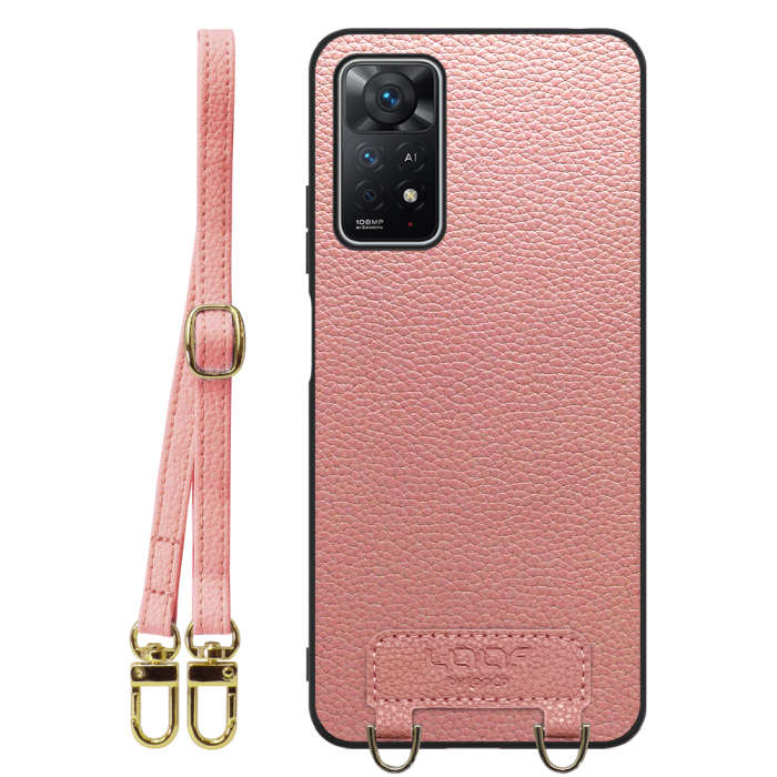 [ LOOF LUXURY-SHELL SHOULDER ] Xiaomi Redmi Note 11 Pro 5G redminote11pro5g note11pro 11pro ショルダーストラップ付き シンプルでスマート 本革 シェル型ケース ショルダー ストラップ スマホショルダー [ Redmi Note 11 Pro 5G ]