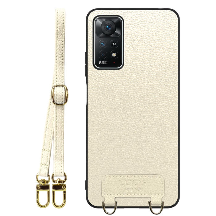 [ LOOF LUXURY-SHELL SHOULDER ] Xiaomi Redmi Note 11 Pro 5G redminote11pro5g note11pro 11pro ショルダーストラップ付き シンプルでスマート 本革 シェル型ケース ショルダー ストラップ スマホショルダー [ Redmi Note 11 Pro 5G ]