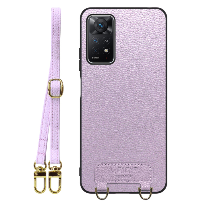 [ LOOF LUXURY-SHELL SHOULDER ] Xiaomi Redmi Note 11 Pro 5G redminote11pro5g note11pro 11pro ショルダーストラップ付き シンプルでスマート 本革 シェル型ケース ショルダー ストラップ スマホショルダー [ Redmi Note 11 Pro 5G ]