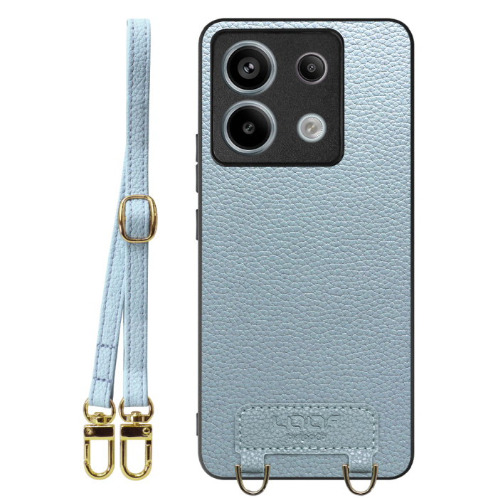 [ LOOF LUXURY-SHELL SHOULDER ] Redmi Note 13 Pro 5G  ショルダーストラップ付き シンプルでスマート 本革 シェル型ケース ショルダー ストラップ スマホショルダー [ Redmi Note 13 Pro 5G ]