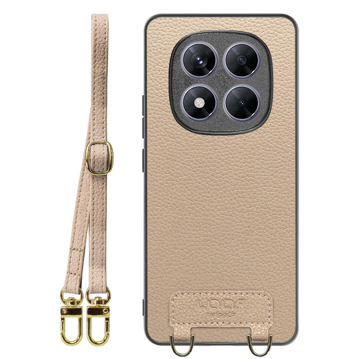 [ LOOF LUXURY-SHELL SHOULDER ] Redmi Note 14 Pro 5G Xiaomi シャオミ ショルダーストラップ付き シンプルでスマート 本革 シェル型ケース ショルダー ストラップ スマホショルダー [ Redmi Note 14 Pro 5G ]